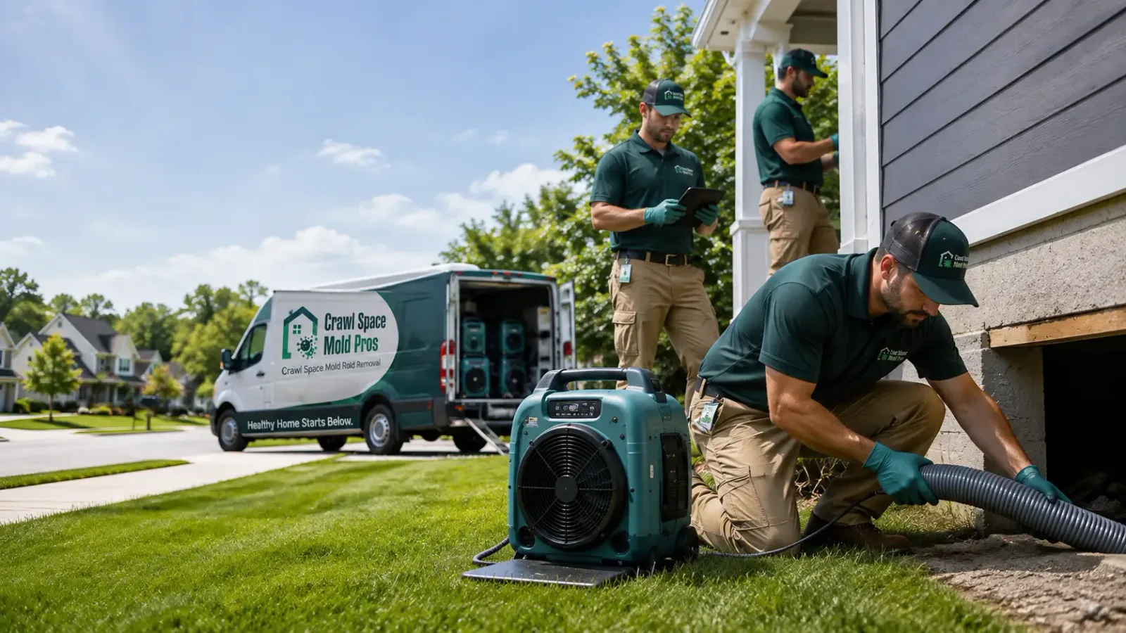 Crawl Space Mold Removal in Cedarpines Park, CA